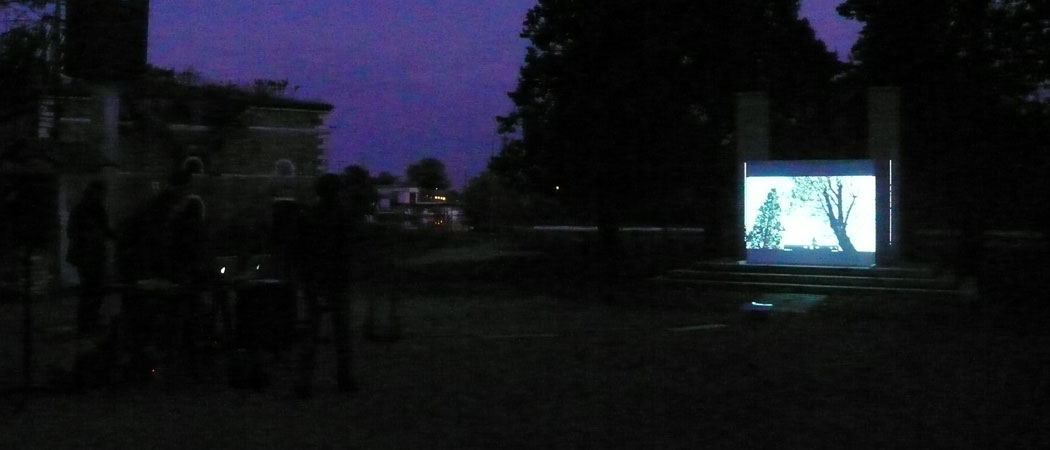 foto performance di Giovanni Morbin